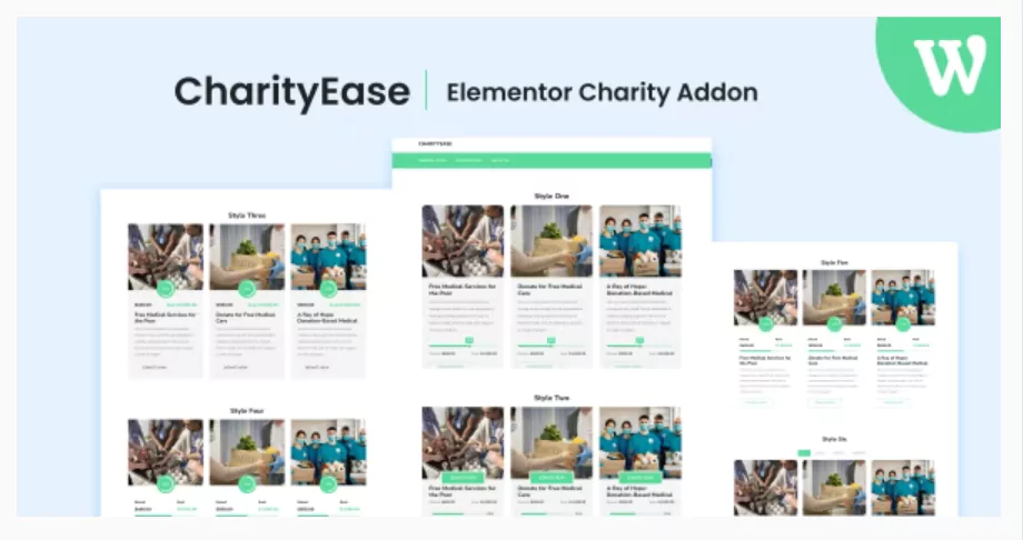 CharityEase v1.0 – Elementor Charity Addon