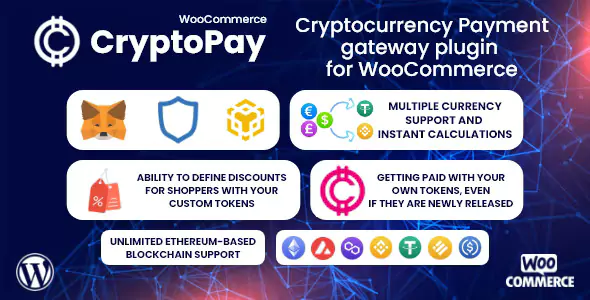 CryptoPay Donate v1.3.1 – Cryptocurrency donate plugin for WordPress