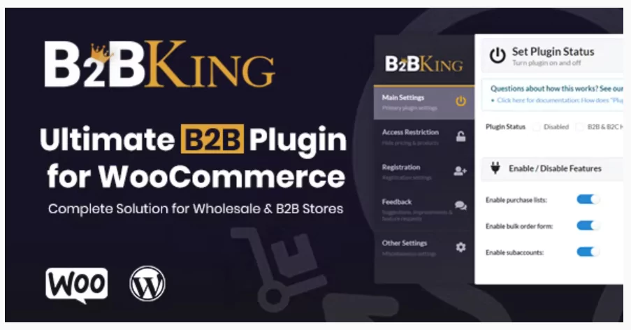 B2BKing - The Ultimate WooCommerce B2B & Wholesale Plugin