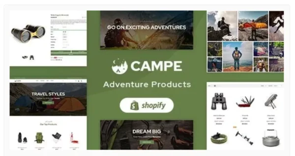 Campe - Camping & Adventure Shopify Store
