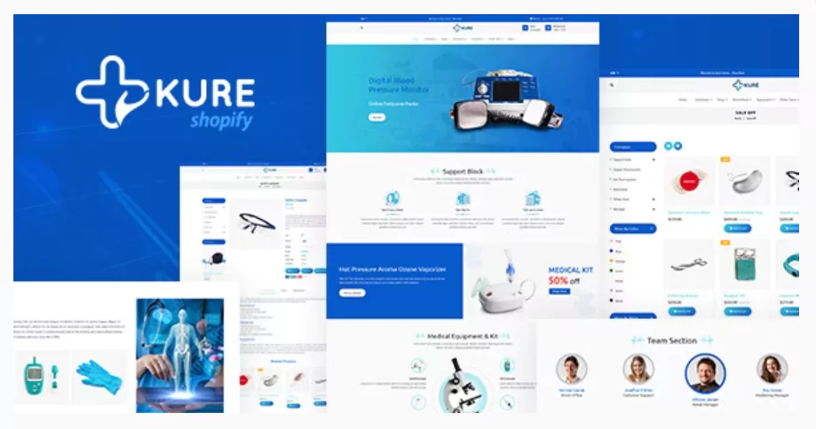 Corona Medical Supplies Shopify Theme - Kure