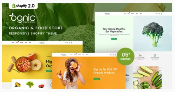 Ognic - Organic & Food Store Shopify 2.0 Theme