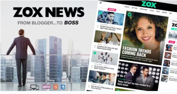 Zox News - Professional WordPress News & Magazine Theme