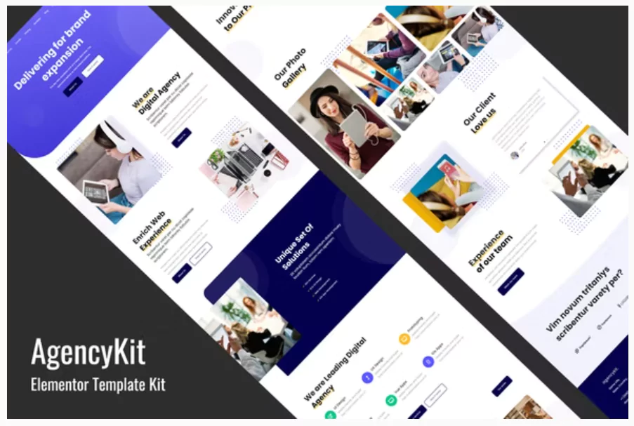 Agencykit – Portfolio Elementor Template Kit