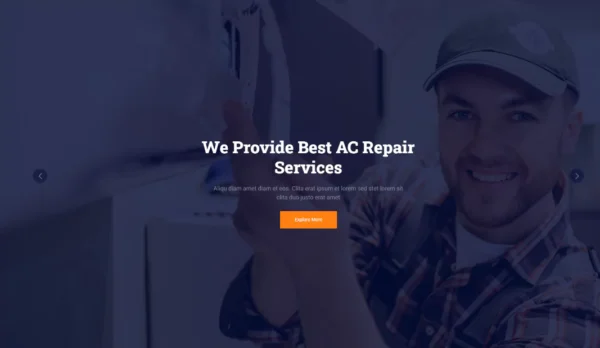 AirCon –AC Repair & Servicing Website Template