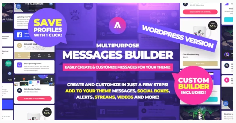 Asgard - Multipurpose Messages and Social Builder Plugin