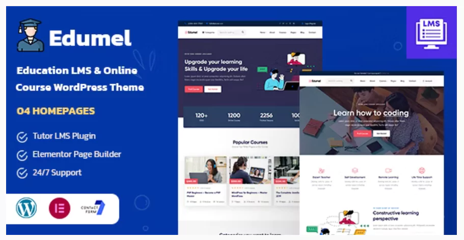 Edumel- Education LMS WordPress Theme