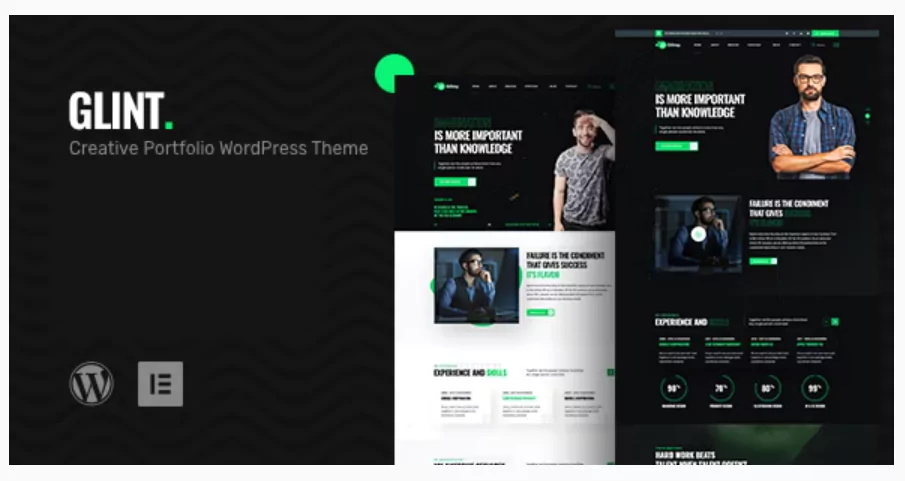 Glint - Personal Portfolio WordPress Theme