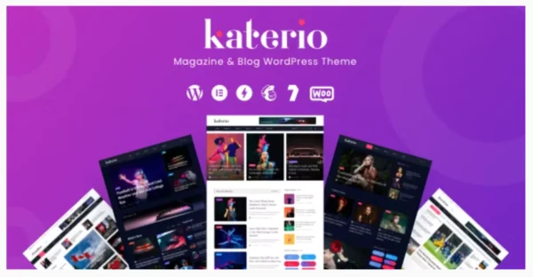 Katerio is a unique, modern and simple WordPress theme. Suitable for any type blog, magazine and newspaper sites. Using Elementor, make you easy to use drag and drop elements that will help you to create any custom Header, Footer, and Block Posts you can imagine fast and easy, so you have complete control over how your pages look and how your content is presented. If you are looking for some of the Fast Loading WordPress themes to improve the speed of your website, you have come to the right place. Katerio has taken speed up a notch with several advanced developments behind the scenes to give you truly blazing page load speeds and website performance in general. For mobile speed, Katerio has compatible with AMP plugin