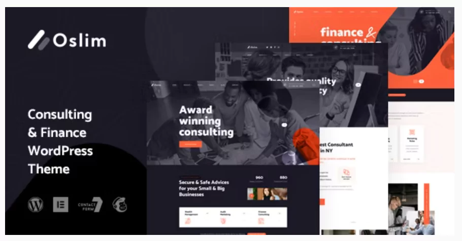 Oslim - Consulting & Finance WordPress Theme