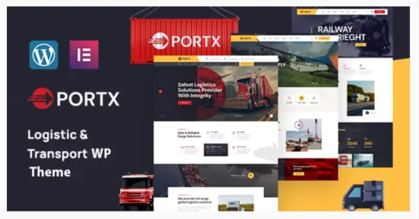 Portx - Logistics and Transportation WordPress Theme