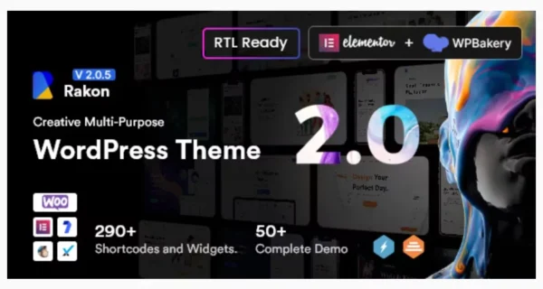 Rakon - Creative Multi-Purpose WordPress Theme