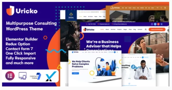 Uricko - Multipurpose Consulting WordPress