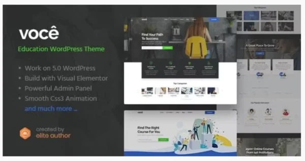 Vocee - Education & LMS WordPress Theme