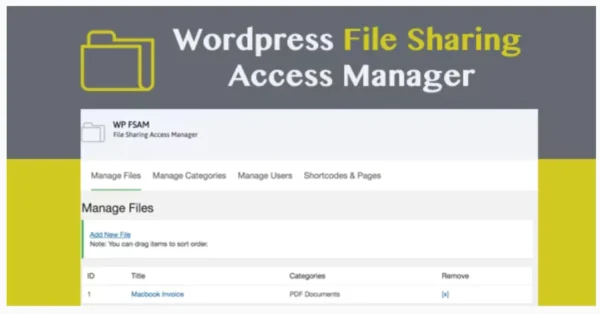 WP FSAM - File Sharing Access Manager