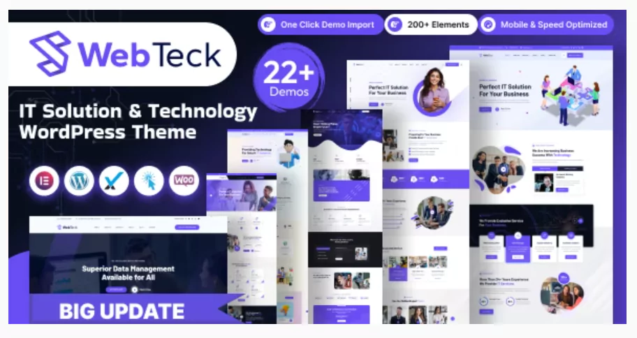 Webteck – IT Solution and Technology WordPress Theme